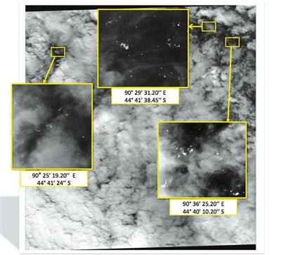 法国卫星所发现122个疑似物　长1-23米不等