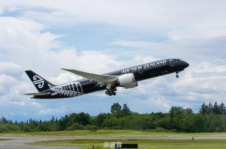首架波音787-9梦想飞机交付新西兰航空