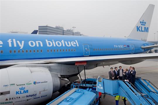 荷兰皇家航空公司推出飞美国“地沟油”航班