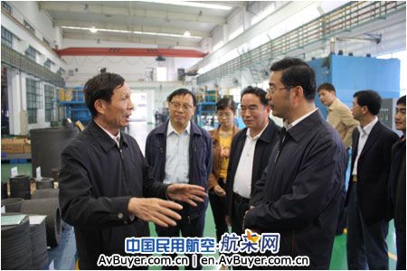 湖南省省长周强视察博云新材料创新工业园