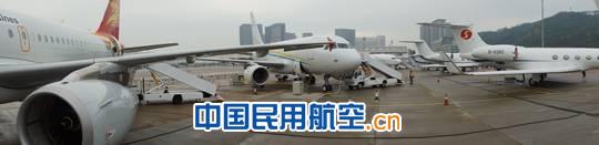 11架公务机在2012澳门公务机展精彩亮相
