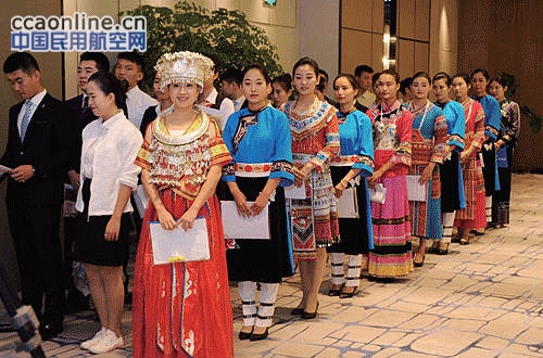 中联航在西南地区招聘空中乘务员