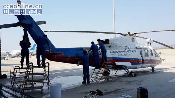 东海第二救助飞行队加强直升机日常维护管理