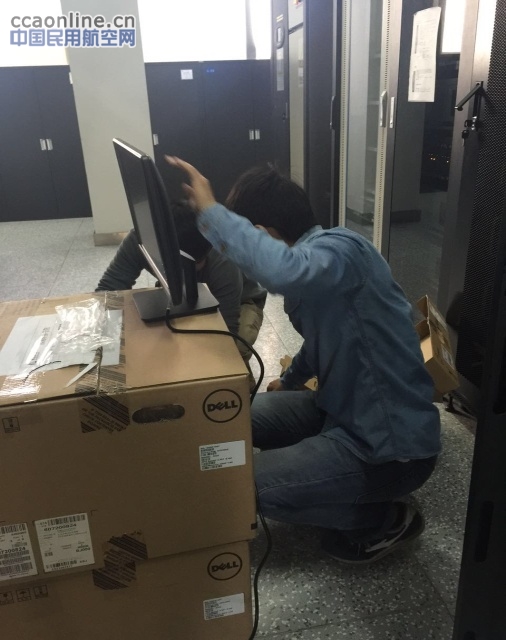 贵州空管分局航管科技144路转报机安装调试完成