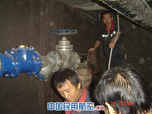 机场值班公寓自来水接口工程