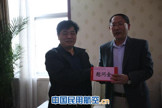 华北空管局工会主席孙远平到天津空管分局调研