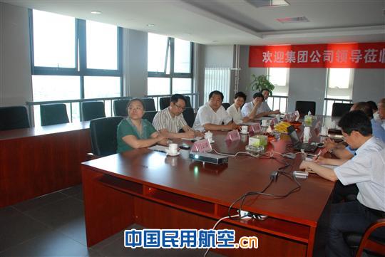 张志刚到中航油工程建设公司调研指导工作