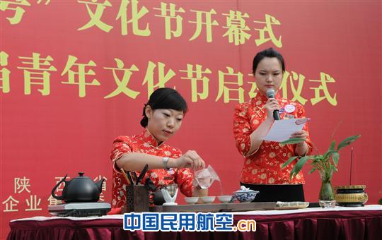 东航西北地面“凌燕”助推陕西省文化节开幕