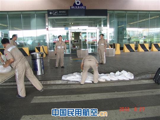 未雨绸缪，青岛机场工程部进行防洪防汛演练