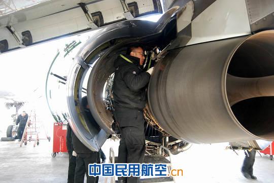 东航西安维修基地首次完成春秋航空A320飞机C检