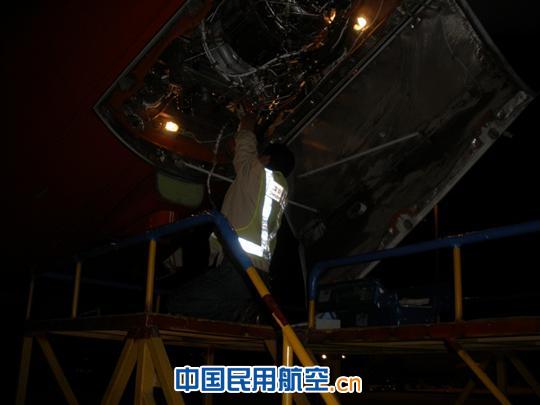 深航维修工程部攻坚克难 保驾护航