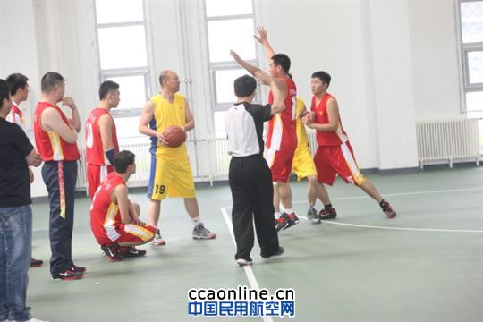 华北民航2013年"安康杯"职工篮球赛开幕