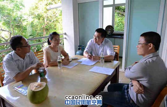 团中央宣传部走基层到三亚马岭山雷达站调研