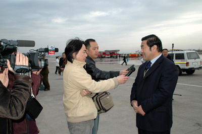 栎社国际机场举行大规模应急救援演练