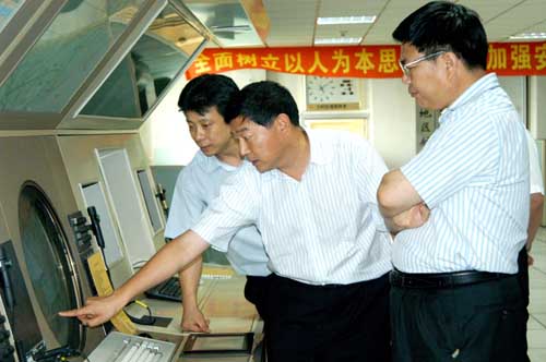 民航总局王昌顺副局长赴东北空管局视察工作