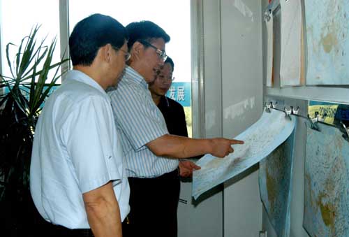 民航总局王昌顺副局长赴东北空管局视察工作