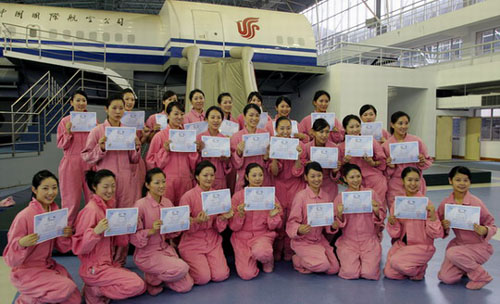 国航西南分公司圆满完成首次日籍乘务员培训