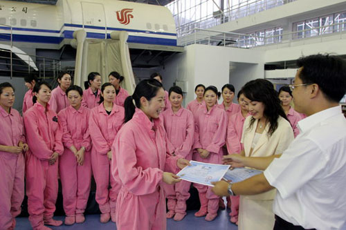 国航西南分公司圆满完成首次日籍乘务员培训