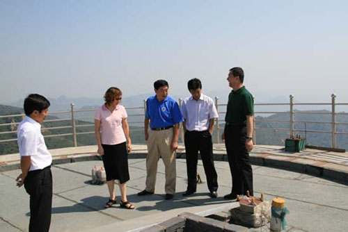 近日 东北空管局对锦州雷达站进行实地检查