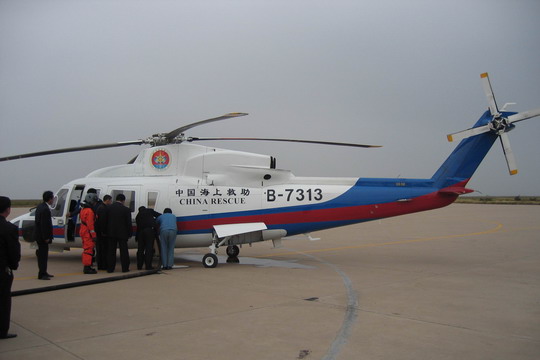 东营机场启动应急救援程序保障海上救援飞机