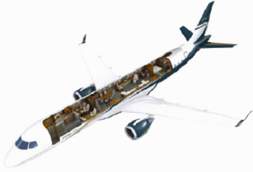 Lineage 1000飞机的内部设计公司已敲定