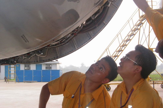 南航海南分公司飞机维修厂备战海南岛欢乐节