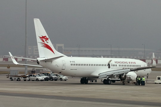 港联接收首架波音737客机　今年还将引进6架