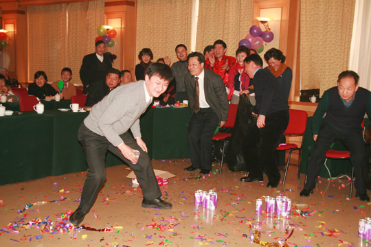 国航西南分公司培训部欢歌笑语喜迎猪年到来