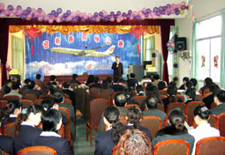 国航成都维修基地举办“迎新春”歌咏比赛