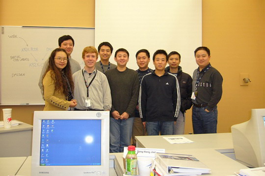 国航西南培训部6名职工在加拿大CAE刻苦学习