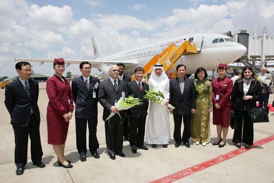 卡塔尔航空公司开通多哈至越南胡志明市航线
