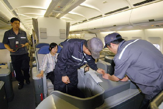 国航圆满完成第一次A340飞机8C检＋两舱改造