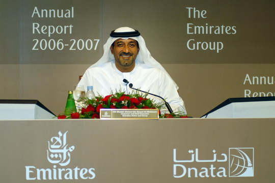 阿联酋航空连续第19个财年创两位数增长纪录