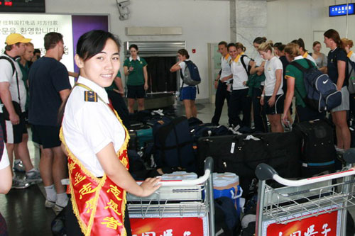 天津滨海国际机场迎奥运保障工作14日下午启动