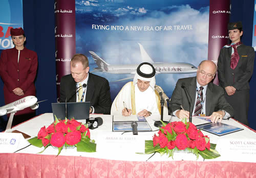 卡航订购60架波音787-8和32架777客机