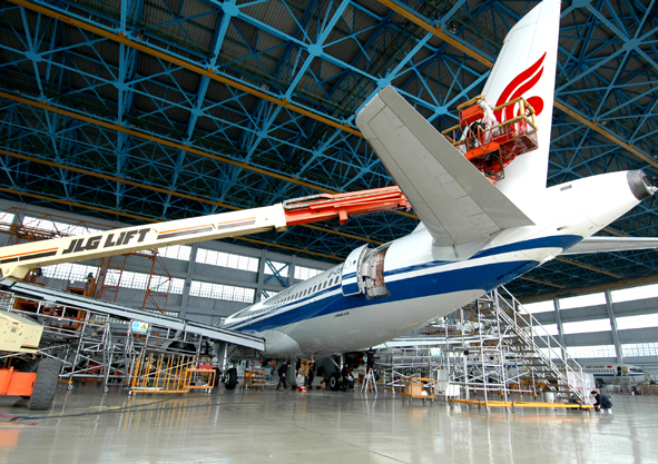 国航首次对A320飞机最高级别检修取得成功