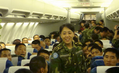 南航新疆分公司客舱部:一次难忘的维和飞行
