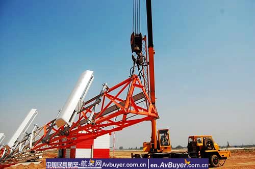 太原机场导航着陆系统扩建工程安装完毕