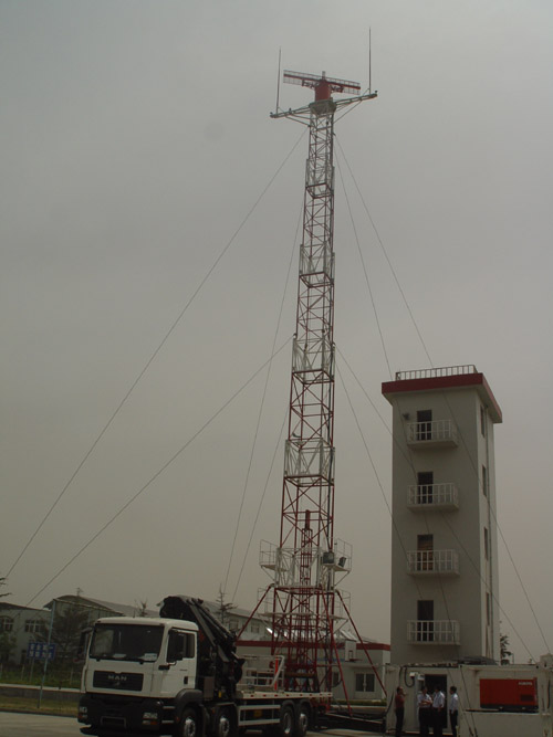 青岛空管站完成移动二次雷达安装和飞行校验工作