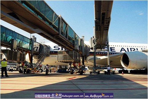 中集天达A380旅客登机桥圆满完成奥运保障