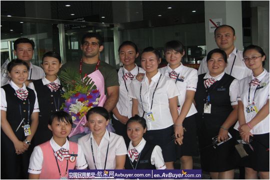 南航为伊朗北京奥运会代表团回国提供服务