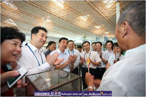 王勇在奥运代表团离港高峰日视察首都机场