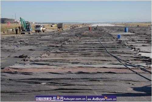锡林浩特机场飞行区改造工程形象进度之十五