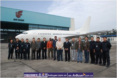 国航B2155机疗养48天后健康回“娘家”