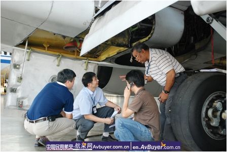 国航B2155机疗养48天后健康回“娘家”