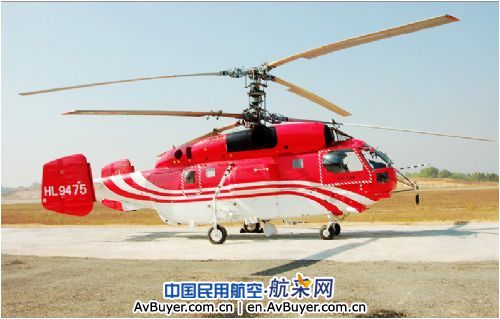 西昌航空护林站紧急出动K-32直升机扑救黄联火场