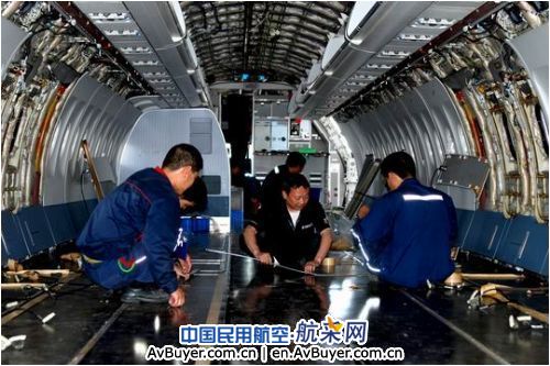 东航西安维修基地开展B-6006机4C+31A检工作