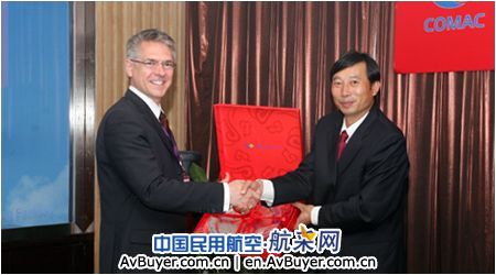 罗克韦尔.柯林斯公司副总裁访问中国商飞