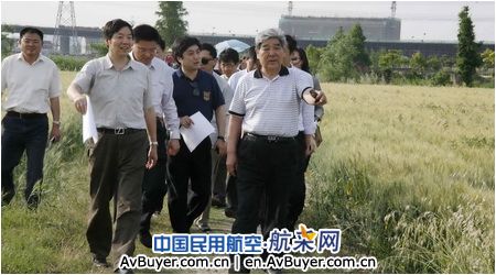 央企检查组到中国商飞设计研发中心新址调研