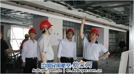 央企检查组到中国商飞设计研发中心新址调研